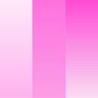 A square with three pink ombre panels.