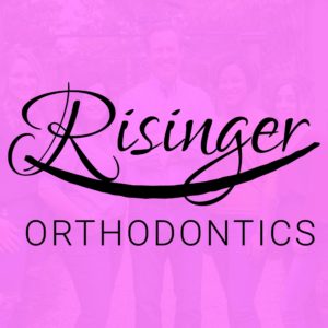 Pink - Risinger Orthodontics Testimonial Logo